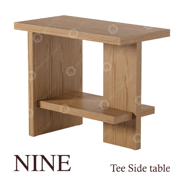 Mesa auxiliar Nine Tee Modelo 3D