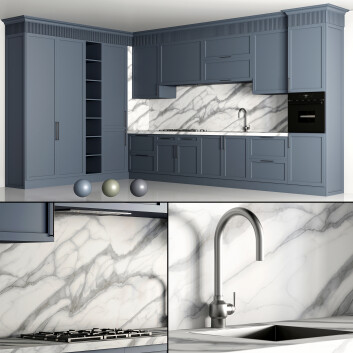 Kuchnia  Neoclassic 04 Model 3D