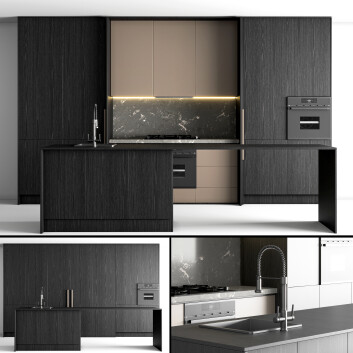 Kuchnia  Modern 06 Model 3D