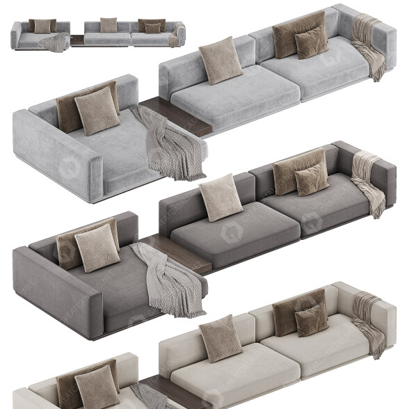 Sofa Minotti Horizonte 3D-Modell