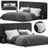 Lit et tables de chevet Felini Soft - 3dcloudd