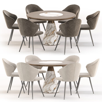 Stół i krzesła Dining Set 71
