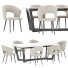 Table and Chairs Rove Concepts Dining Set 72 - zvezdaboy