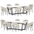 Table and Chairs Rove Concepts Dining Set 72 - zvezdaboy