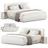 Bett und Nachttischchen Flexteam Ray - Secretive 3d design