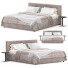 Bett und Nachttischchen Flexteam Ray - Secretive 3d design