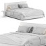 Bett und Nachttischchen Flexteam Ray - Secretive 3d design