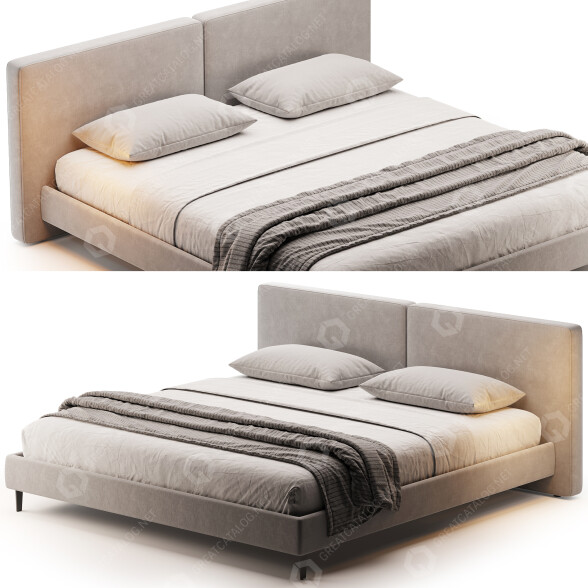 Bett Modloft Bethune 3D-Modell