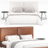 Bett und Nachttischchen Noho Home Cosmo - Secretive 3d design