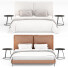 Bett und Nachttischchen Noho Home Cosmo - Secretive 3d design