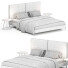 Bett und Nachttischchen Noho Home Cosmo - Secretive 3d design