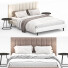 Кровать и тумбочки Hartley by Room & Board - Secretive 3d design
