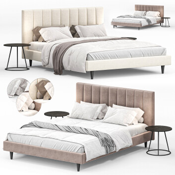 Cama y mesitas de noche Hartley by Room & Board