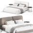 Cama y mesitas de noche Paola Zani Igea - Secretive 3d design