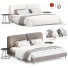 Cama y mesitas de noche Paola Zani Igea - Secretive 3d design