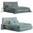 Cama y mesitas de noche Duomo Design Orion - babarikograf