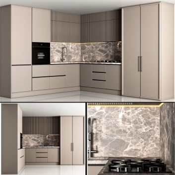 Kuchnia  Modern 07 Model 3D