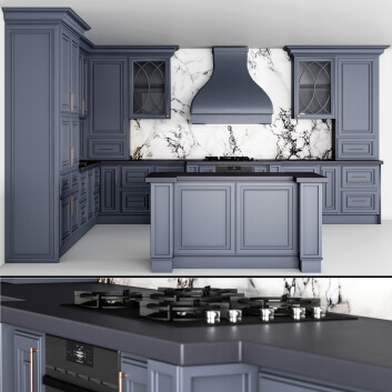 Kuchnia  Neoclassic 06 Model 3D