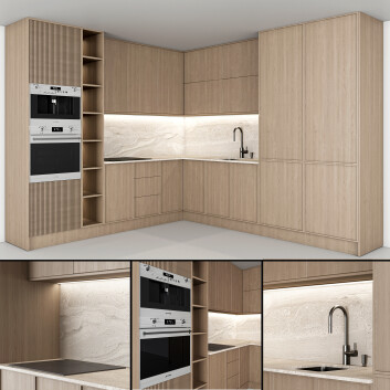 Kuchnia  Modern 09 Model 3D