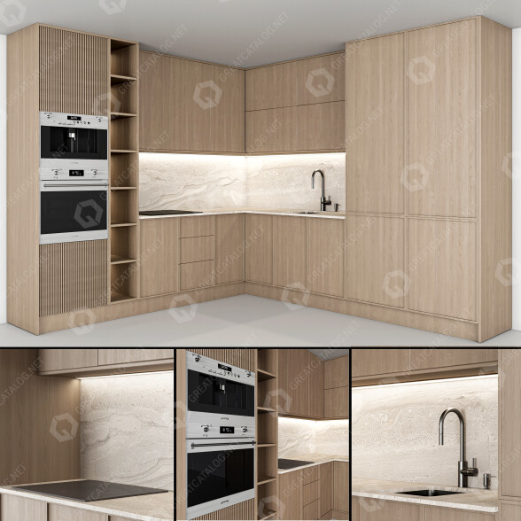 Kuchnia Modern 09 model 3D