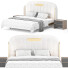 Cama y mesitas de noche Homary Modern Floating Faux - Secretive 3d design