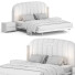 Cama y mesitas de noche Homary Modern Floating Faux - Secretive 3d design