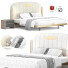 Cama y mesitas de noche Homary Modern Floating Faux - Secretive 3d design