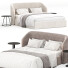 Bett und Nachttischchen Stylish Club Fortune - Secretive 3d design