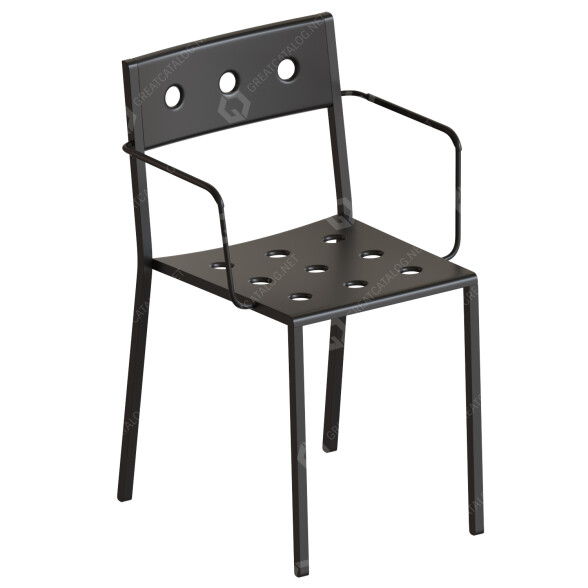 Стілець Hay Balcony Black 3D модель