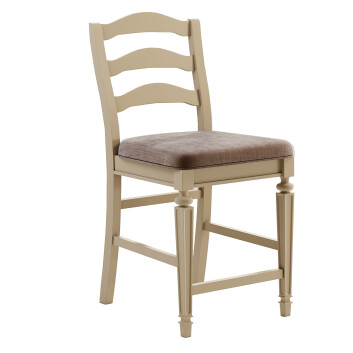 Стілець Casagear Fabric Upholstered with Ladder Back 3D модель