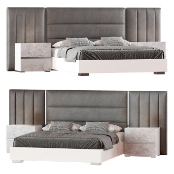 Ліжко та тумбочки Nina Platform by Istanbul Furniture