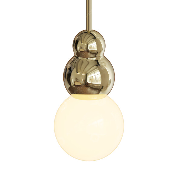 Lampa wisząca Michael Anastassiades Ball Light Rod model 3D