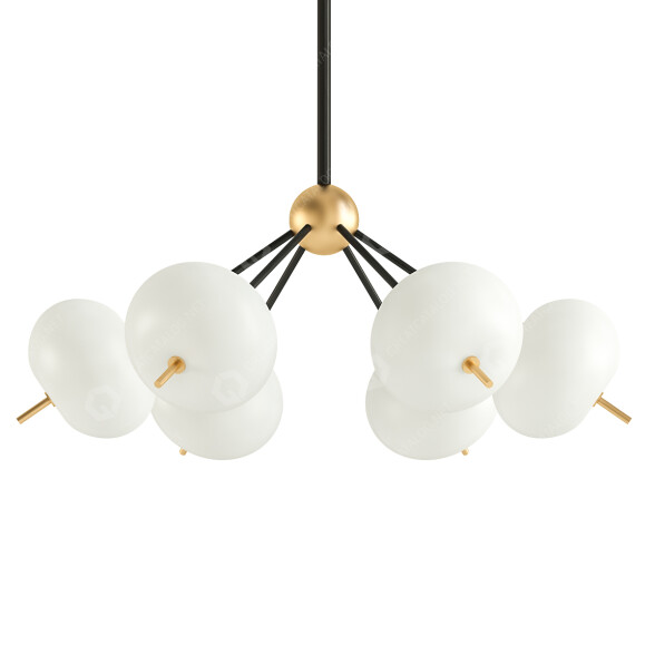 Люстра AllModern Hanover Dimmable LED Sputnik Modern 3D модель