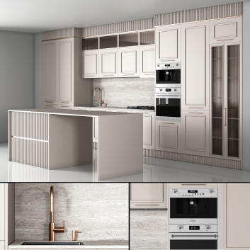 Cuisine Neoclassic 07 Modèle 3D