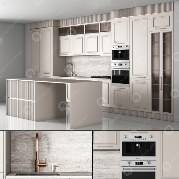 Cuisine Neoclassic 07 modèle 3D