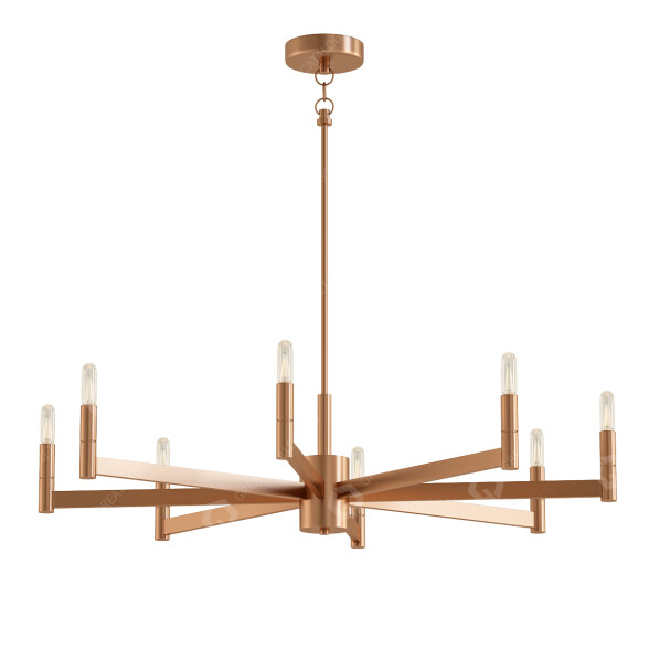 Chandelier Matteo Lighting Euryale Sleekly Modern 3D model
