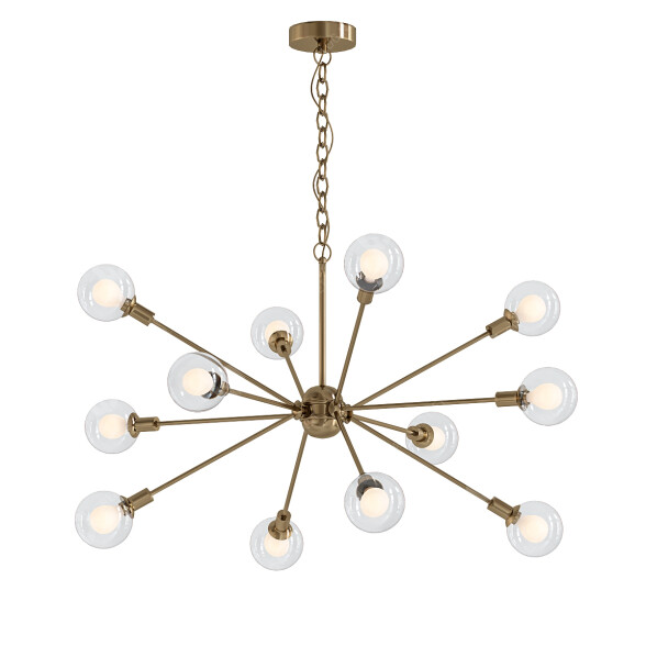 Lustre Shades of Light Illuminated Burst modèle 3D