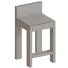 Tabouret de bar Invisible Collection Strict - MoJIoKo