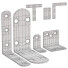 Soportes Small Angle Fixing L Shape Corner Joining Repair Metal Brace Various - Ginex