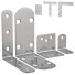 Soportes Small Angle Fixing L Shape Corner Joining Repair Metal Brace Various - Ginex