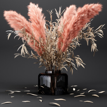 Bukiet Dry Pampas and Eucalyptus