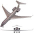 Літак Bombardier Global 8000 - Kudim