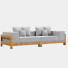 Sofa Minotti Alison Iroko Nature - allobebek