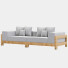 Sofa Minotti Alison Iroko Nature - allobebek