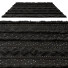Dywan nuLOOM Black Wool Raised Geometric Shag - 3dmitruk