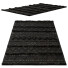 Dywan nuLOOM Black Wool Raised Geometric Shag - 3dmitruk