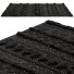 Dywan nuLOOM Black Wool Raised Geometric Shag - 3dmitruk