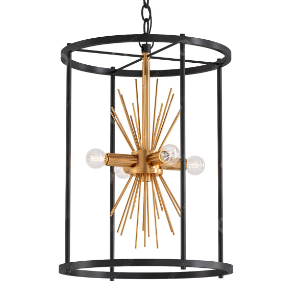 Lámpara colgante Mid-Century Modern Sputnik Modelo 3D