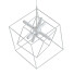 Люстра Mid-Century Geometric Cube by Laluz - SH.X