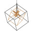 Люстра Mid-Century Geometric Cube by Laluz - SH.X